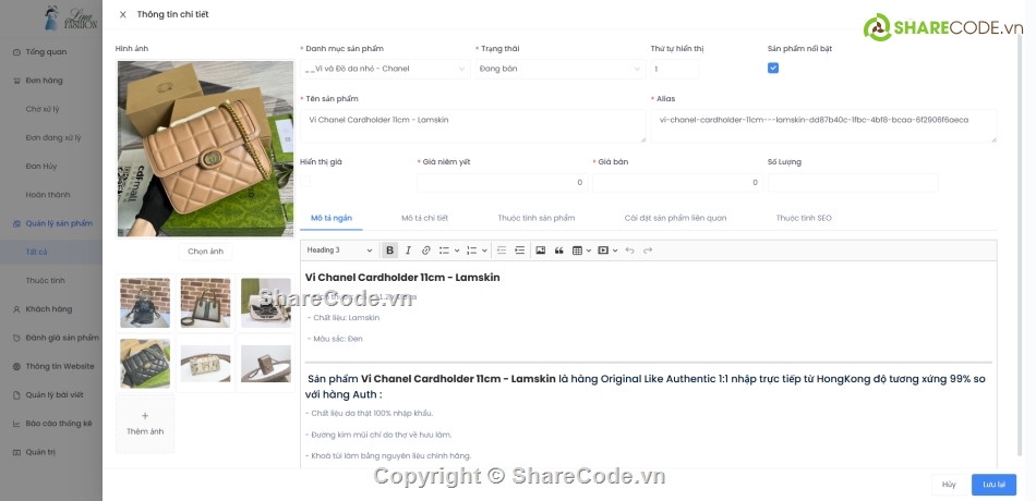 Website bán hàng thương mại điện tử,Website bán hàng,quản lý bán hàng,quản lý đơn hàng,website bán hàng,hệ thống bán hàng online